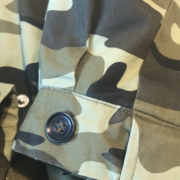 LOVE TREE camouflage greens hooded cotton/ polyester/acrylic lined jacket - Picture 9 of 12